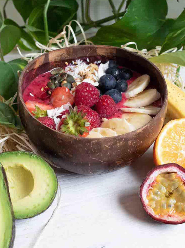 Jumbo Coconut Food Bowl with Spoon