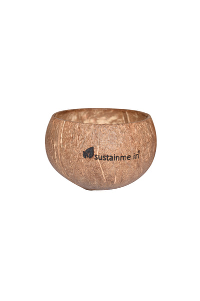 Eco Friendly Jumbo Raw Coconut Bowl (10-11 cm diameter)-Pack Of 1