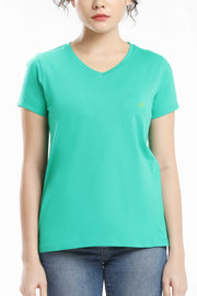 Pima Cotton Women T Shirt - Green