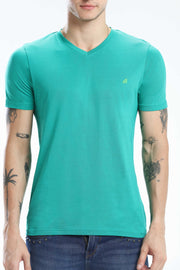 Pima Cotton Men T Shirt - Dark Green