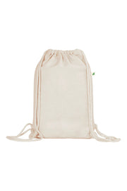 Organic Cotton Drawstring Backpack - 2 Pack