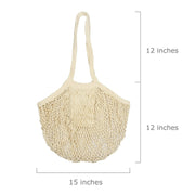 organic Cotton Mesh Shopping Bag  - 2 pack