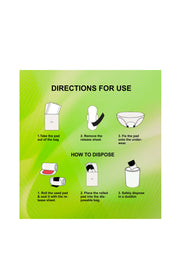 Biodegradable Sanitary Pads - Regular 240 mm (Pack Of 10)