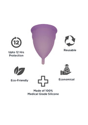 REUSABLE MENSTRUAL CUP - LARGE