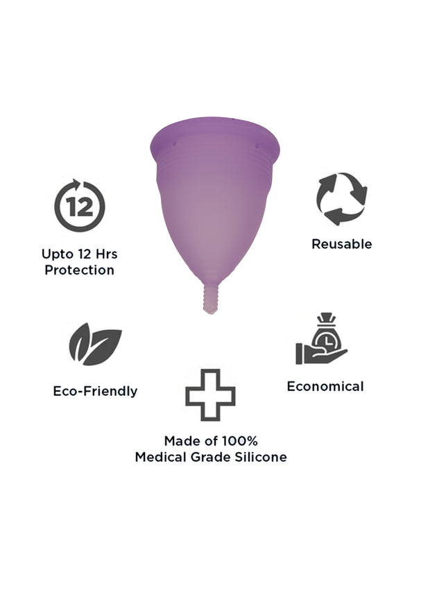 REUSABLE MENSTRUAL CUP - LARGE