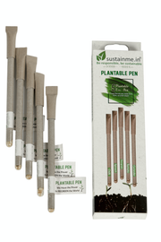 Recycled Paper Plantable Pen 5 Pack