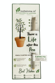 Recycled Paper Plantable Pen 1 Pack