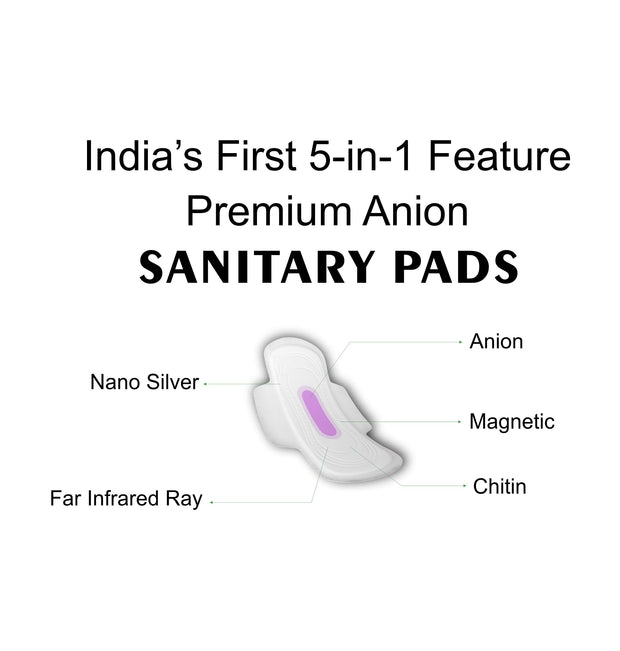 Biodegradable Sanitary Pads - Regular 240 mm (Pack Of 10)