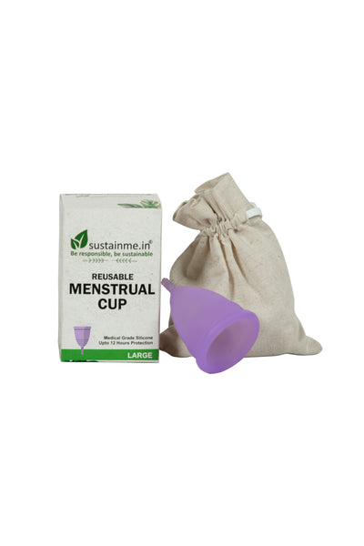 REUSABLE MENSTRUAL CUP - LARGE