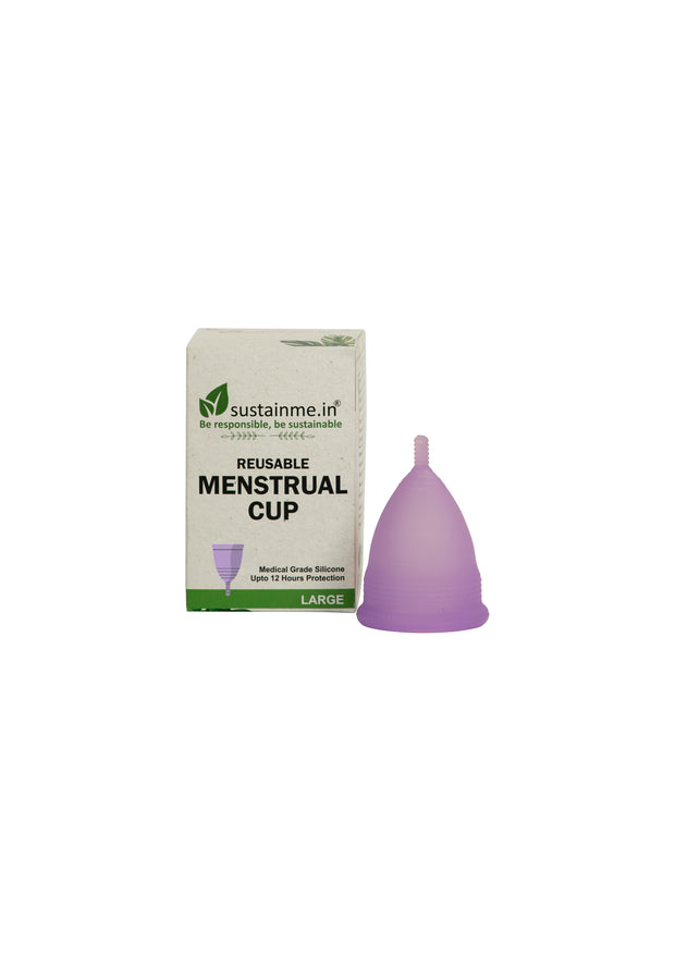 REUSABLE MENSTRUAL CUP - LARGE