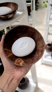 Handmade Coconut Shell soap holders