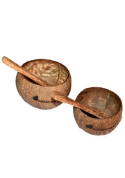 Coconut raw Food Bowl - set of 2