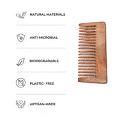 Neem Wooden Comb Big