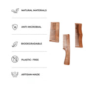 Neem Wood Comb Set