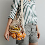 organic Cotton Mesh Shopping Bag  - 2 pack