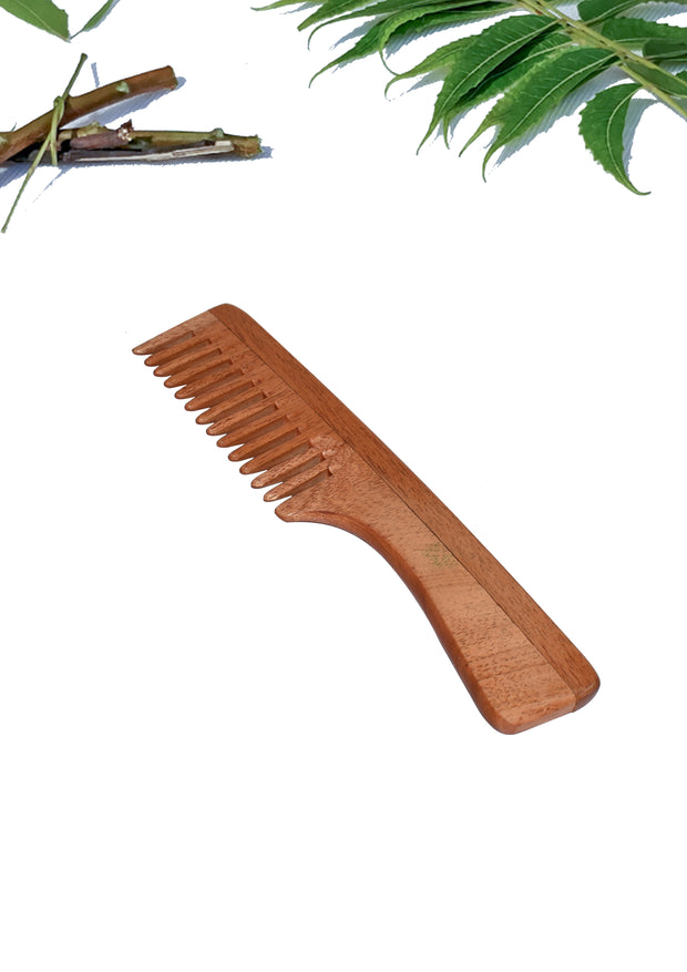 Neem Wood  Wide Tooth Comb