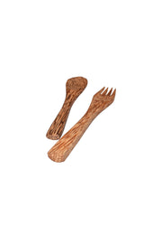Coconut Wood Set of 1 (Spoon & Fork)