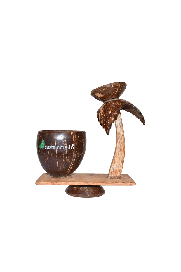 Coconut Shell Pen / Pencil Stand