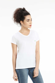 Pima Cotton Women T Shirt - White