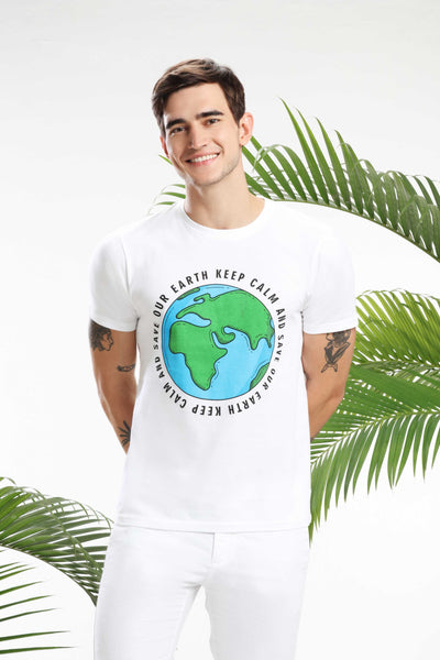 Keep Calm and save our earth Men T-shirt