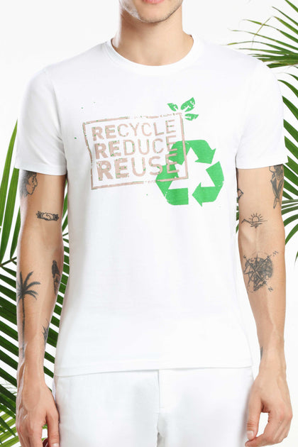 Recycle Reduce Reuse Men T-shirt – sustainme.in
