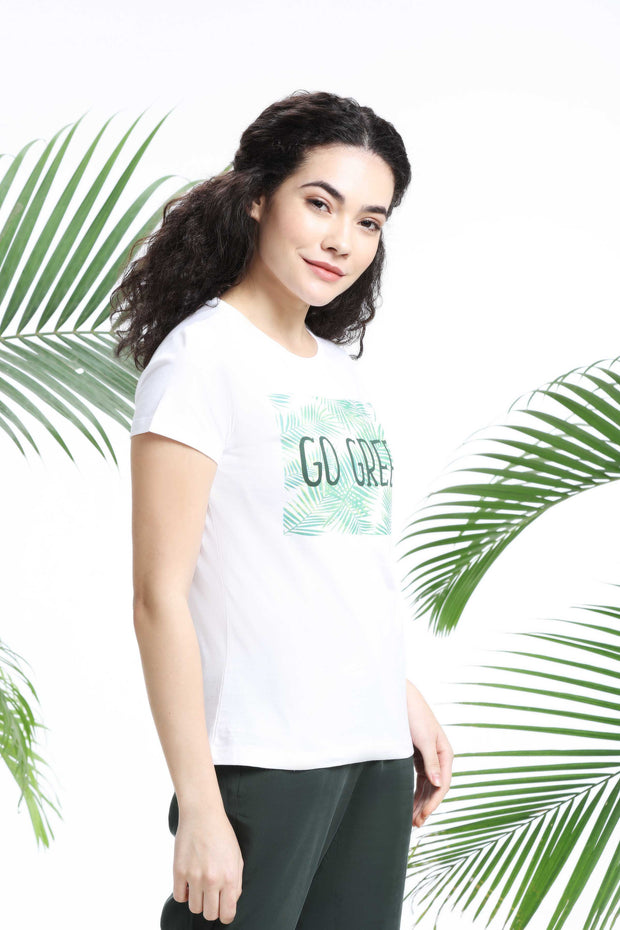 Go Green Womens T-Shirt