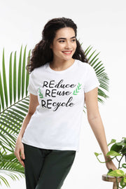 REduce REuse REcycle Womens T-shirt