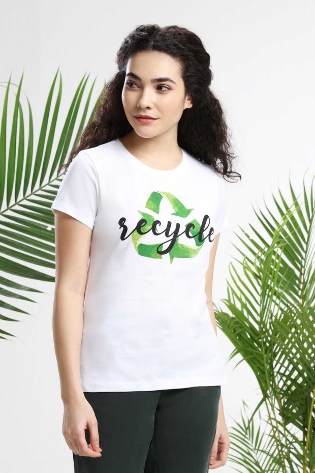 Recycle Womens T-shirt