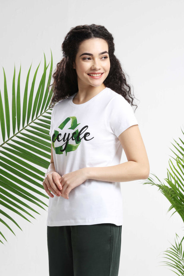 Recycle Womens T-shirt