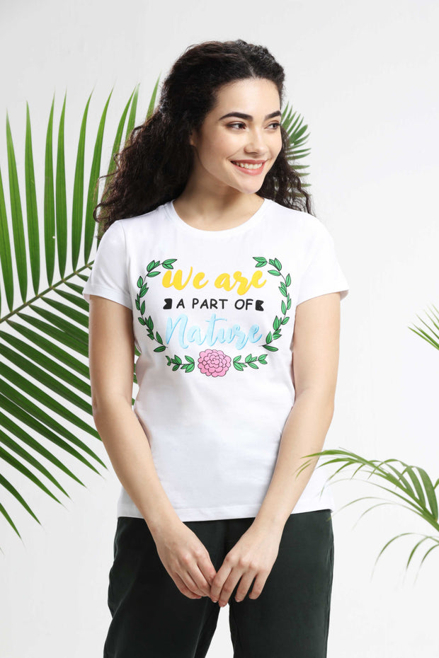 We are a part of Nature Womens T-Shirt