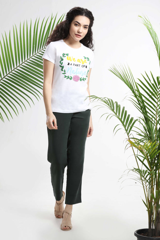 We are a part of Nature Womens T-Shirt