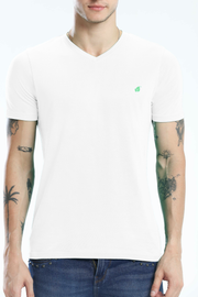 Pima Cotton Men T Shirt - White