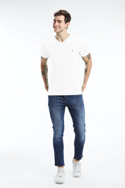 Pima Cotton Men T Shirt - White